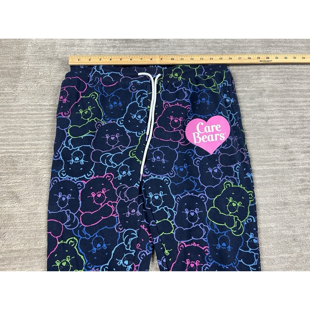 Care Bears Joggers Juniors Large Blue AOP Drawstring Pull On Elastic Waist - Picture 4 of 13